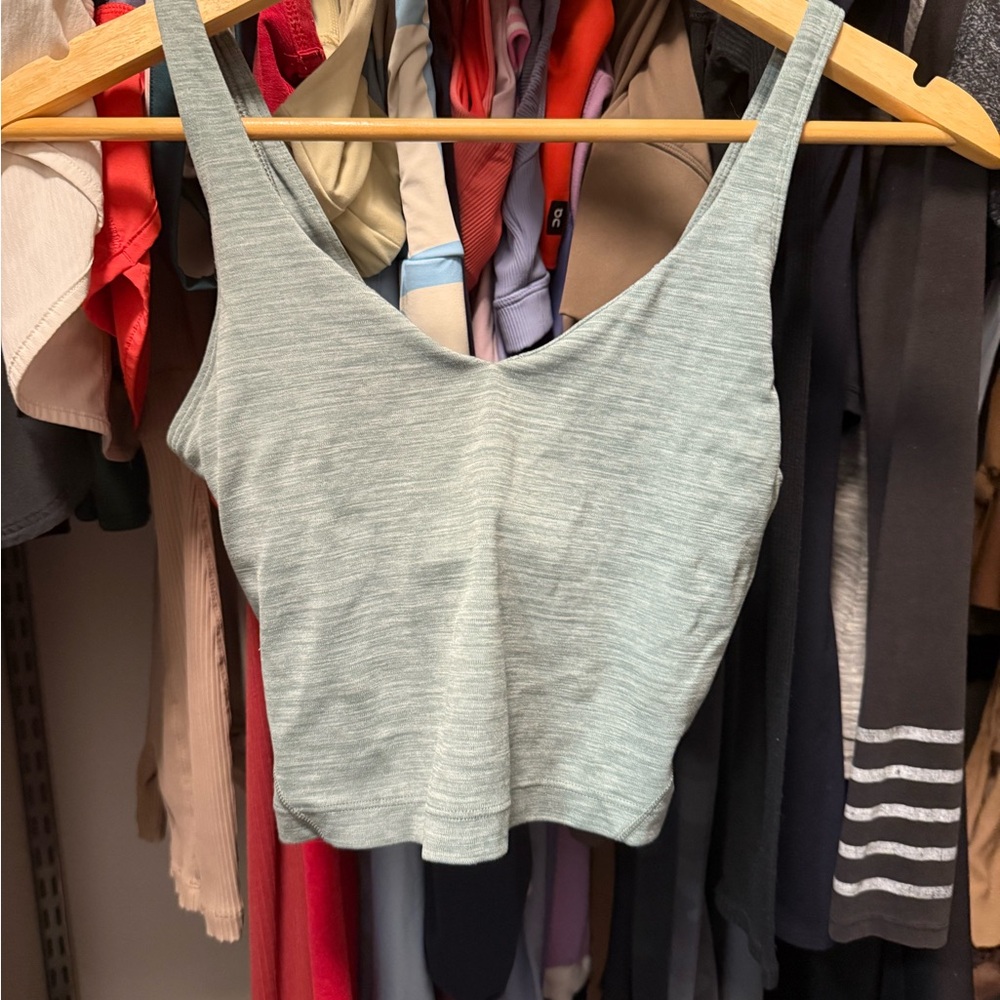 Lululemon Athletica Mint Green Crop Top